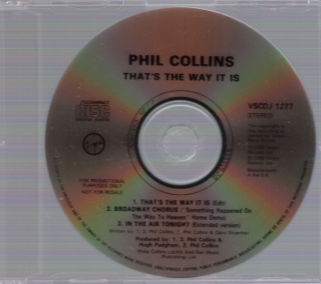 Phil Collins > That's Just The Way It Is