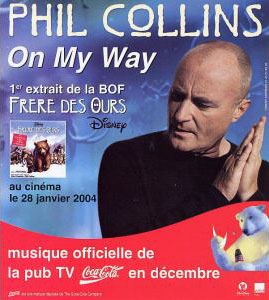 Phil Collins > On My Way (flyer promo FR)